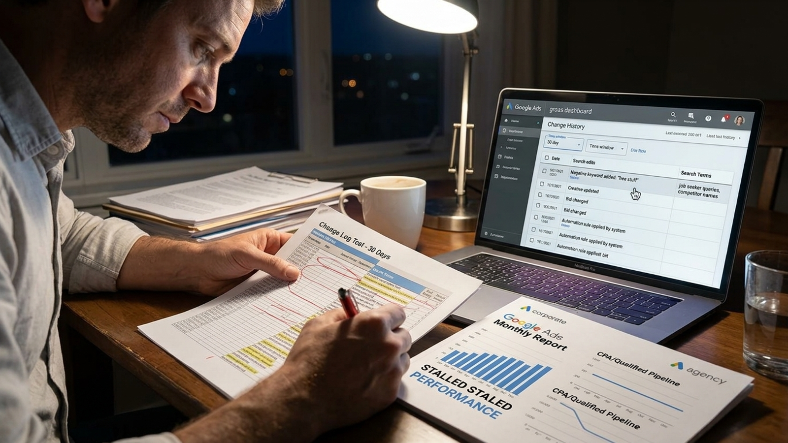 Cover image for: Is Your Agency Optimizing? Run a 30-Day Google Ads Change-Log Test